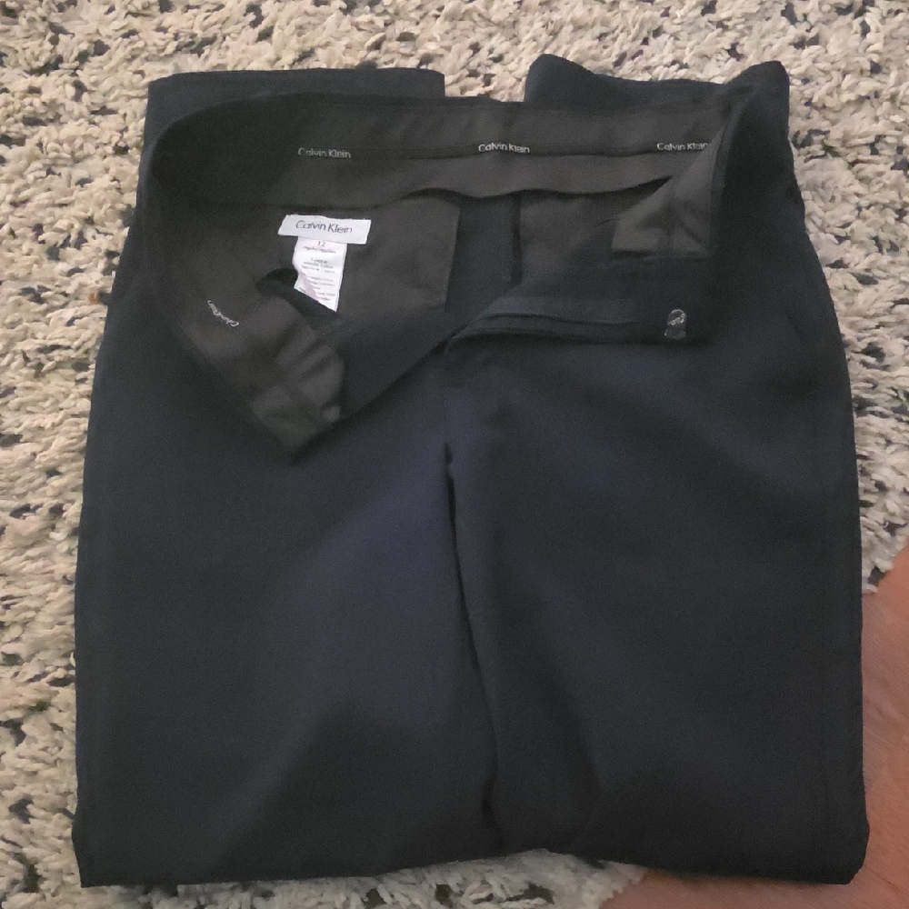 Calvin Klein Boys SIZE 12 Dark BLUE Dress Pants